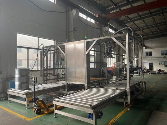 SUS304/316 20-1000L BID Bag em Máquina de Enchimento Aséptica em Tambor para Enchimento de Caixa de Suco/Marmelada/Pulpa de Tonelada com PLC