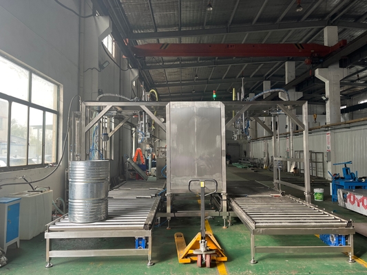 SUS304/316 20-1000L BID Bag em Máquina de Enchimento Aséptica em Tambor para Enchimento de Caixa de Suco/Marmelada/Pulpa de Tonelada com PLC