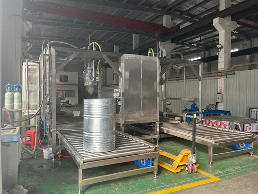 Máquina de enchimento de cabeças duplas de alto desempenho personalizada 20-1000l BID Saco em tambor Enchimento asséptico Enchimento de caixa de tonelada para fábrica de bebidas lácteas