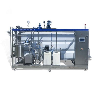 Máquina tubular do esterilizador do leite de UHT do controle de programa do PLC