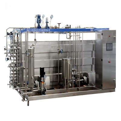 Máquina tubular do esterilizador do leite de UHT do controle de programa do PLC