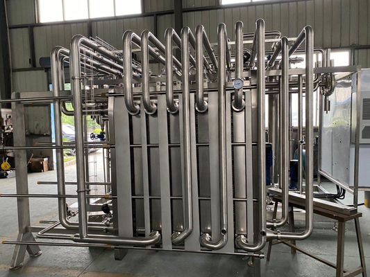 material tubular da máquina SUS304 do esterilizador do leite de UHT 1000L