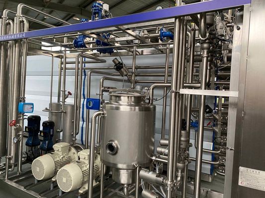 material tubular da máquina SUS304 do esterilizador do leite de UHT 1000L