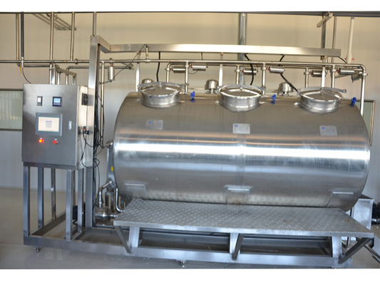 Sistema CIP personalizado de alta qualidade para linha de processamento de frutas máquina limpa no local SUS304/316 com PLC
