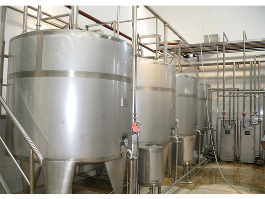 Sistema CIP personalizado de alta qualidade para linha de processamento de frutas máquina limpa no local SUS304/316 com PLC