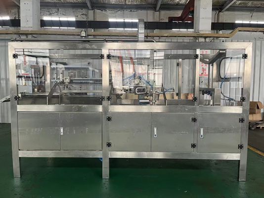Máquina de enchimento asséptica de cabeça dupla automática SUS304 de saco 1-220L para embalagem de purê de leite e suco